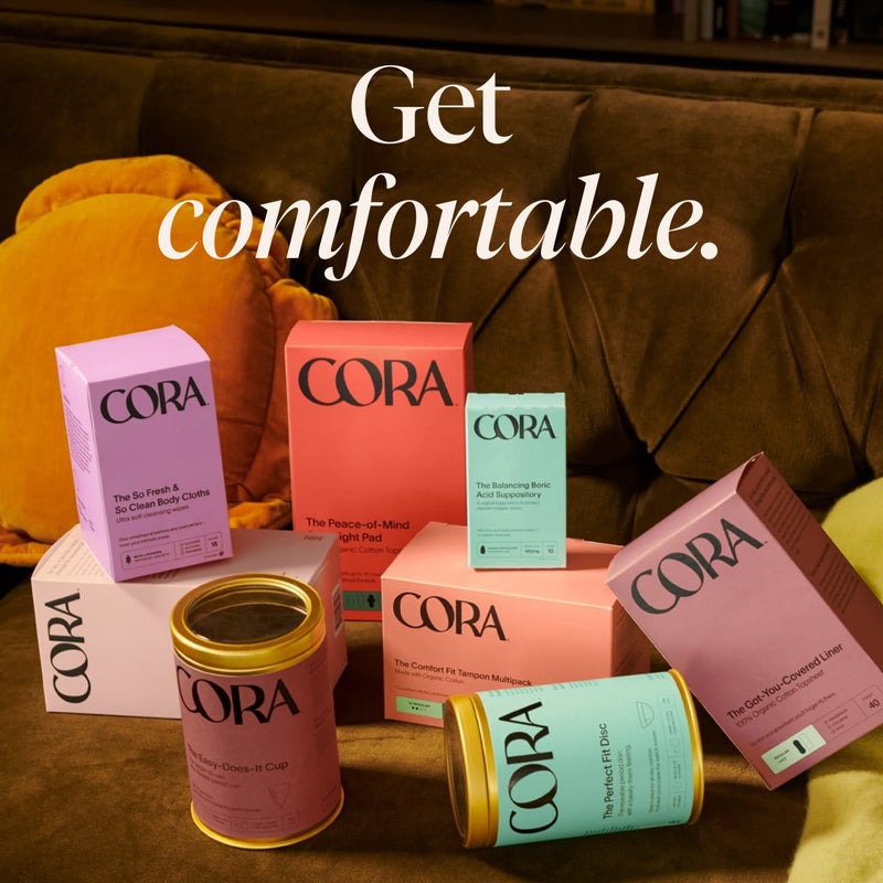 Cora Organic Non-Applicator Tampons Multipack (18 Regular, 18 Super, 18 Super Plus Non-Applicator Tampons) - Image 4